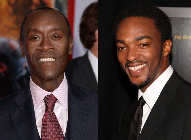 Don Cheadle and Anthony Mackie 
